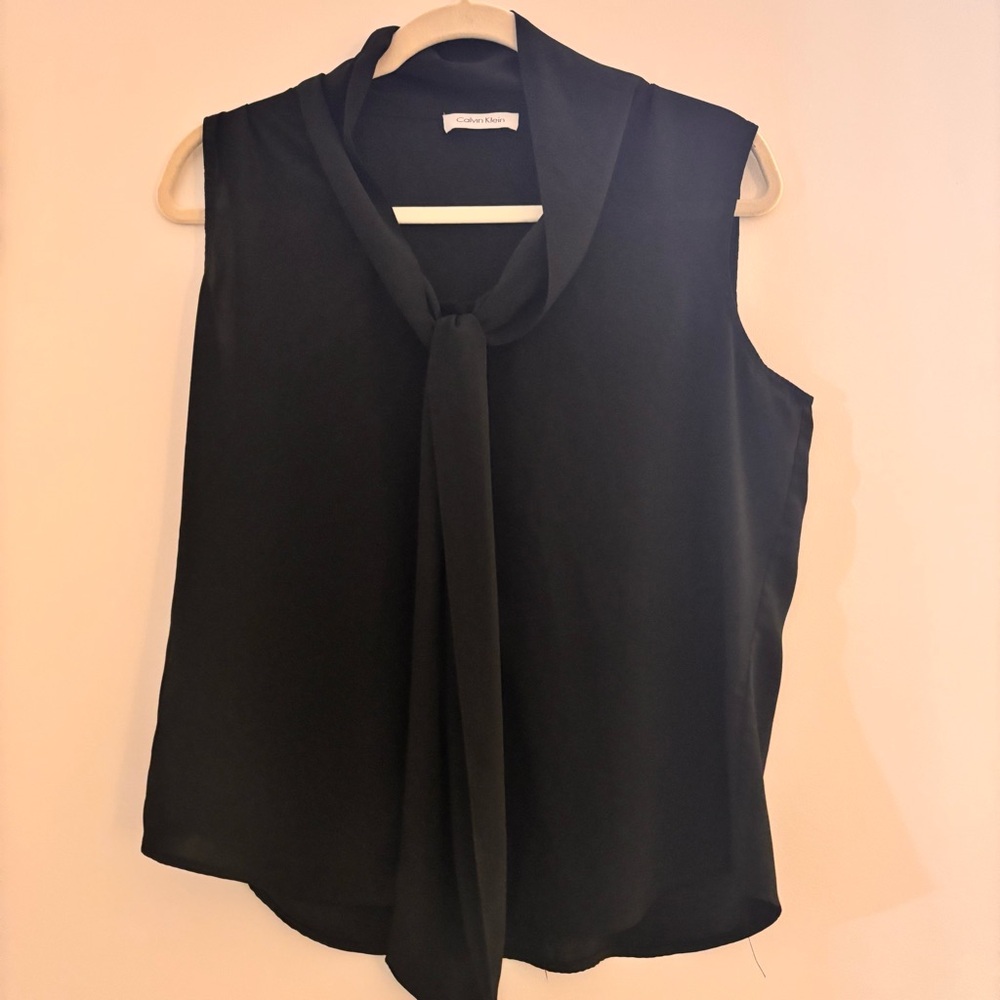 Calvin Klein Black Sleeveless Top